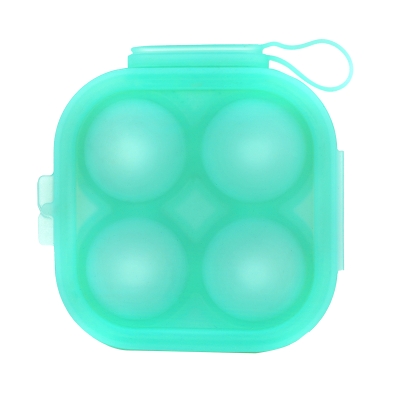 Silicone ice ball ice tray